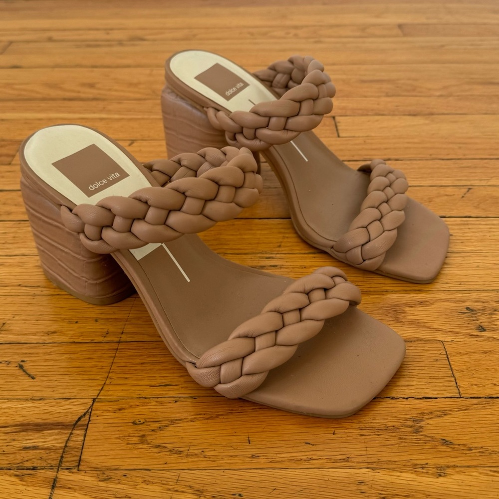 Dolce Vita Braided Heel Sandals